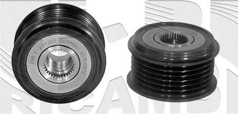 Caliber 57169 - Шкив генератора, муфта autospares.lv