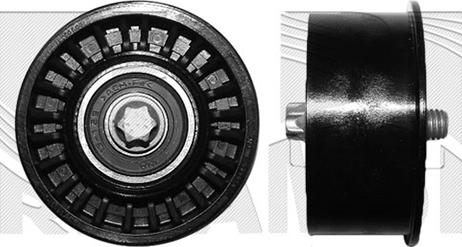 Caliber 57163 - Направляющий ролик, зубчатый ремень ГРМ autospares.lv