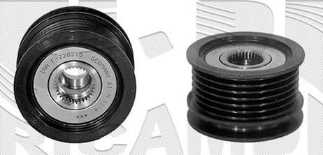 Caliber 67064 - Шкив генератора, муфта autospares.lv