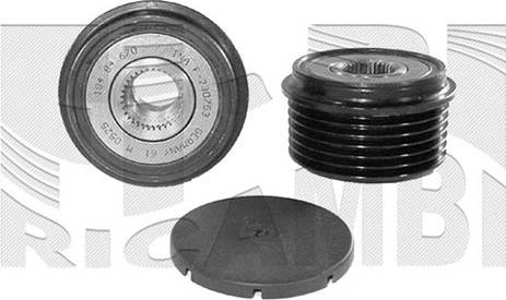 Caliber 67268 - Шкив генератора, муфта autospares.lv