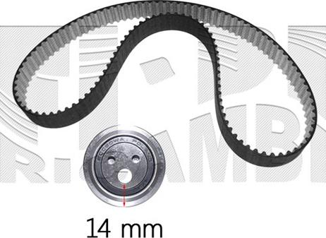 Caliber 0590KR - Комплект зубчатого ремня ГРМ autospares.lv