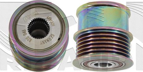 Caliber 89286 - Шкив генератора, муфта autospares.lv