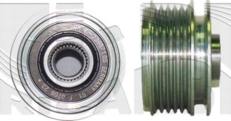 Caliber 88078 - Шкив генератора, муфта autospares.lv