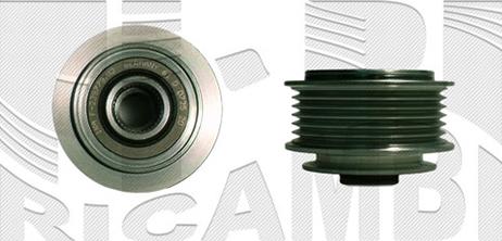 Caliber 87906 - Шкив генератора, муфта autospares.lv