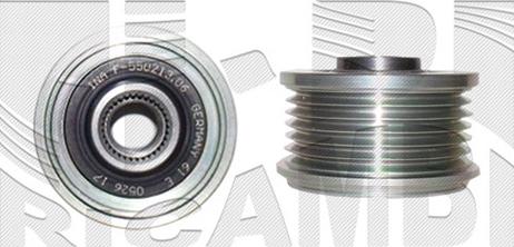 Caliber 87912 - Шкив генератора, муфта autospares.lv