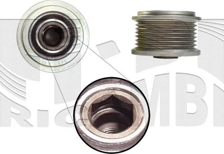 Caliber 87890 - Шкив генератора, муфта autospares.lv