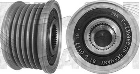 Caliber 20362 - Шкив генератора, муфта autospares.lv