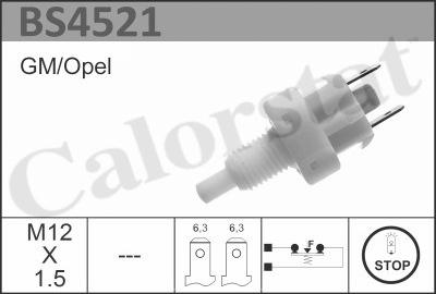 Calorstat by Vernet BS4521 - Выключатель стоп сигнала / сцепления autospares.lv