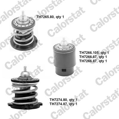 Calorstat by Vernet WP0001 - Термостат охлаждающей жидкости / корпус autospares.lv