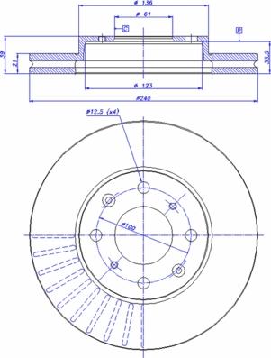 CAR 142.994 - Тормозной диск autospares.lv