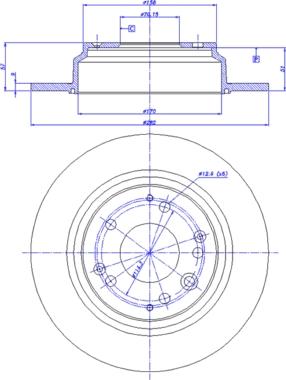 CAR 142.995 - Тормозной диск autospares.lv