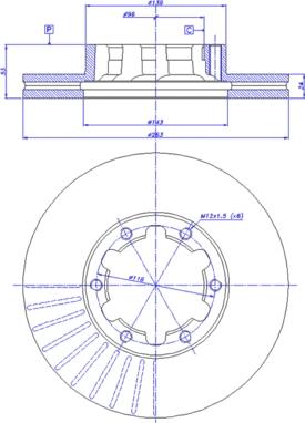 CAR 142.998 - Тормозной диск autospares.lv