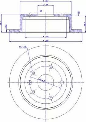 CAR 142.993 - Тормозной диск autospares.lv