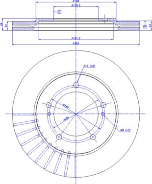 CAR 142.956 - Тормозной диск autospares.lv