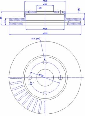 CAR 142.958 - Тормозной диск autospares.lv