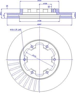 CAR 142.908 - Тормозной диск autospares.lv