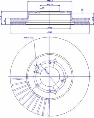 CAR 142.913 - Тормозной диск autospares.lv