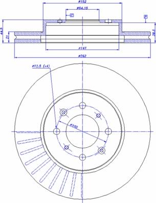 CAR 142.917 - Тормозной диск autospares.lv