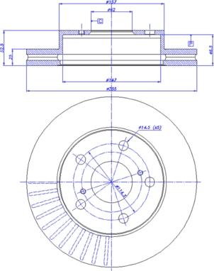 CAR 142.983 - Тормозной диск autospares.lv