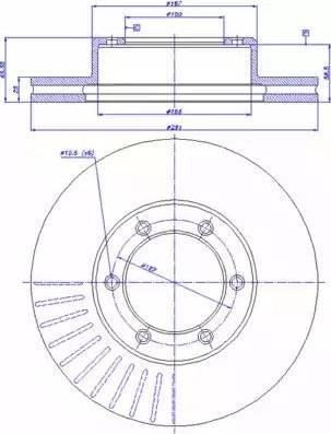 CAR 142.934 - Тормозной диск autospares.lv