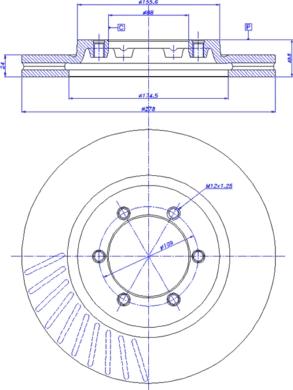 CAR 142.938 - Тормозной диск autospares.lv