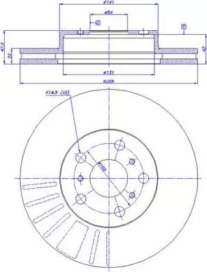 CAR 142.974 - Тормозной диск autospares.lv