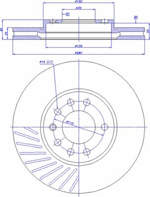 CAR 142.496 - Тормозной диск autospares.lv