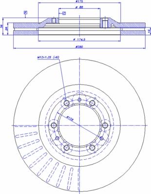 CAR 142.490 - Тормозной диск autospares.lv