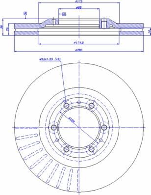 CAR 142.491 - Тормозной диск autospares.lv