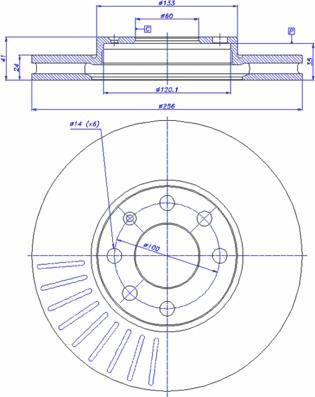 CAR 142.497 - Тормозной диск autospares.lv