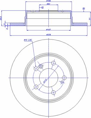 CAR 142.444 - Тормозной диск autospares.lv