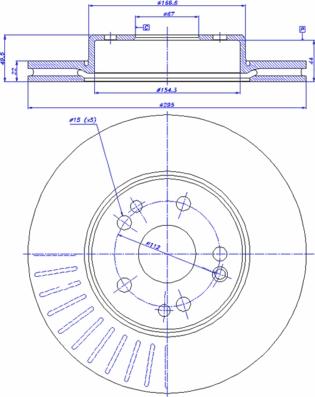 Akebono BN-0929E - Тормозной диск autospares.lv