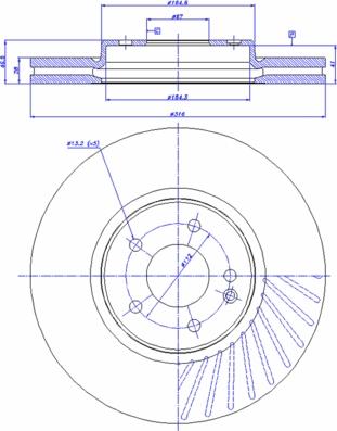 CAR 142.459 - Тормозной диск autospares.lv