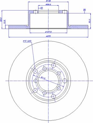 CAR 142.455 - Тормозной диск autospares.lv