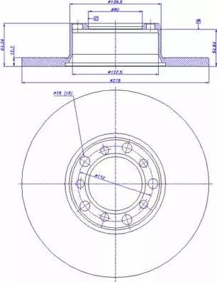 CAR 142.450 - Тормозной диск autospares.lv