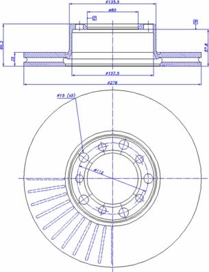 CAR 142.461 - Тормозной диск autospares.lv