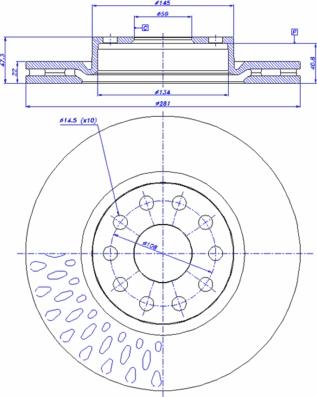 CAR 142.401 - Тормозной диск autospares.lv