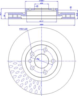 CAR 142.408 - Тормозной диск autospares.lv