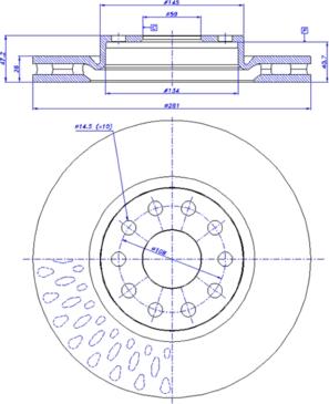 CAR 142.402 - Тормозной диск autospares.lv