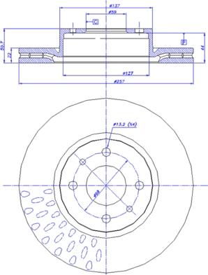 CAR 142.418 - Тормозной диск autospares.lv