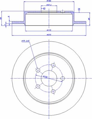 CAR 142.482 - Тормозной диск autospares.lv