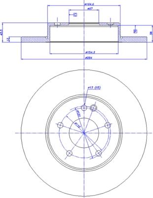 CAR 142.470 - Тормозной диск autospares.lv