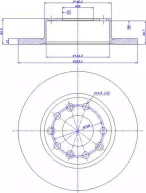 CAR 142.597 - Тормозной диск autospares.lv