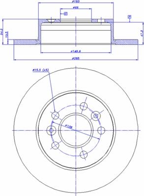 CAR 142.545 - Тормозной диск autospares.lv