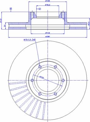 CAR 142.548 - Тормозной диск autospares.lv