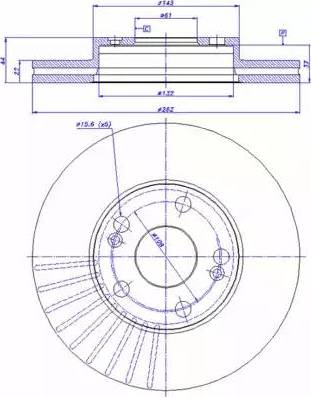 CAR 142.559 - Тормозной диск autospares.lv