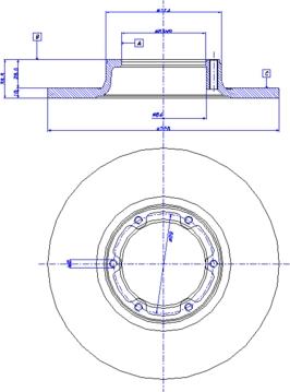 CAR 142.550 - Тормозной диск autospares.lv