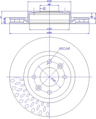 CAR 142.552 - Тормозной диск autospares.lv