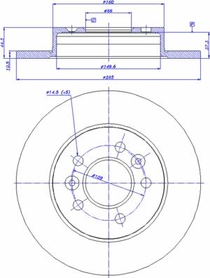 CAR 142.562 - Тормозной диск autospares.lv