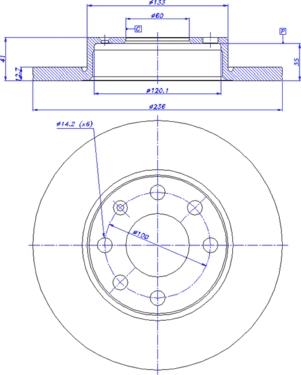 CAR 142.503 - Тормозной диск autospares.lv